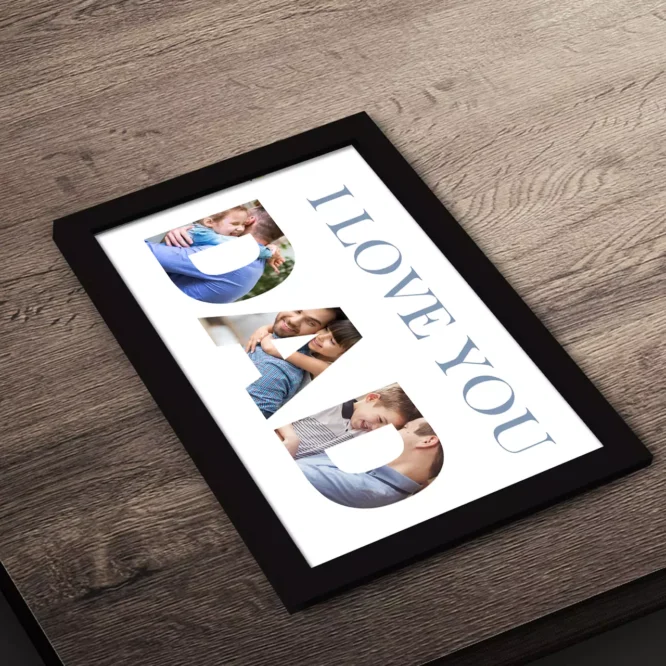 Customized I Love You Dad Frame - Image 3